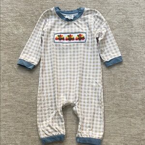 Two Little Fish Turkey Romper